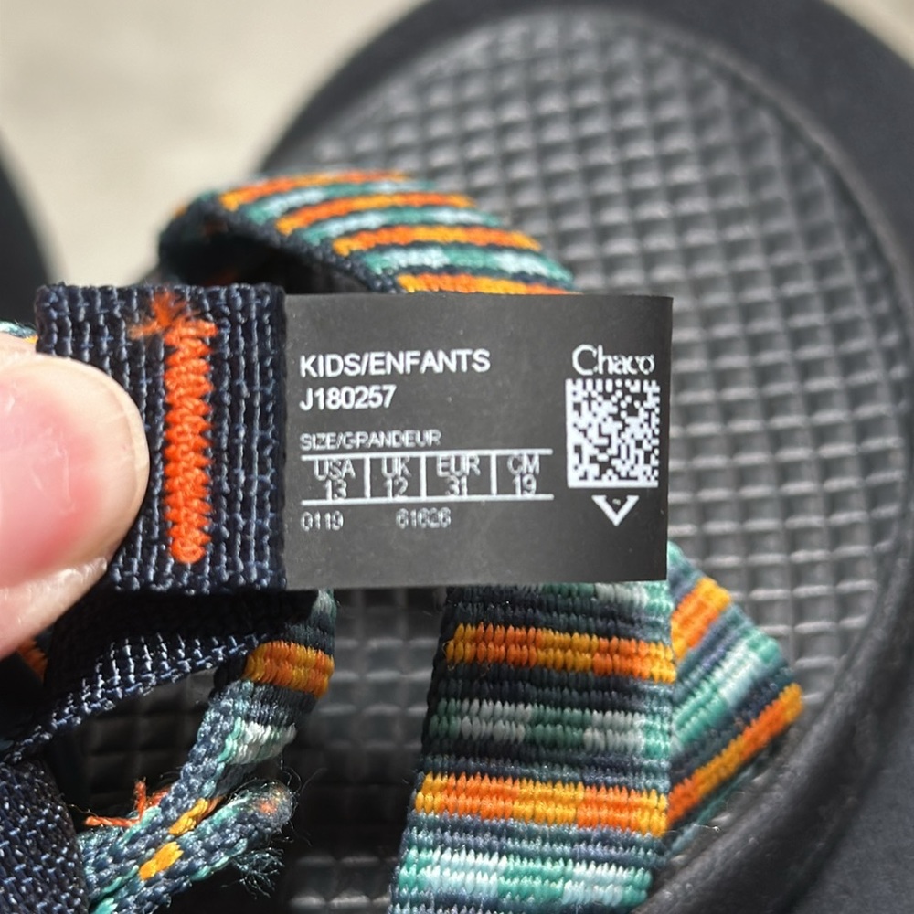 Chaco Z1 Ecotread Sandal (Big kid) Size 13‎ / Uu-12 - Picture 6 of 7